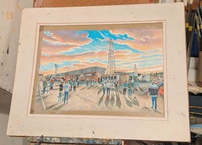 Hand Painted original of edgar street gtm