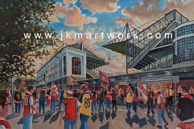 Hand Painted original of highbury GTM