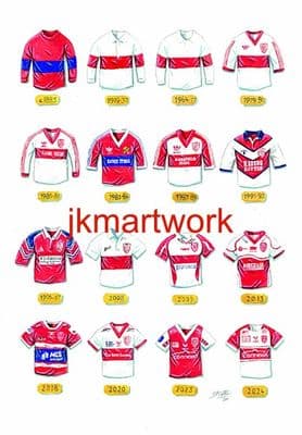 Hand Painted original of hull kr shirts