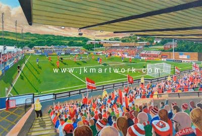 Hand Painted original of mccain stadium