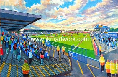 Hand Painted original of moss rose