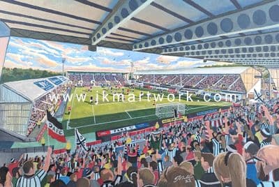 Hand Painted original of NEW east end park