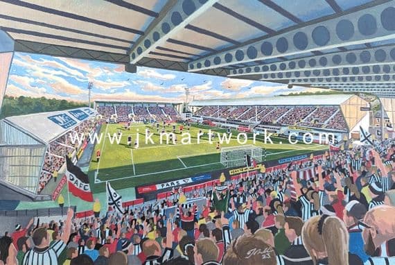 Hand Painted original of NEW east end park