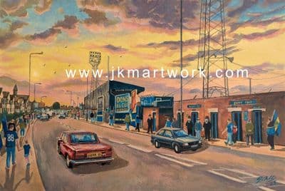 Hand Painted original of plough lane gtm