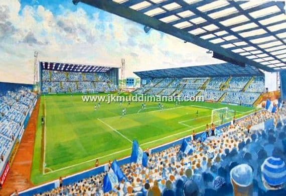 Hand Painted original of prenton park