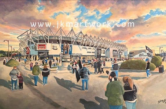 Hand Painted original of PRIDE PARK GTM