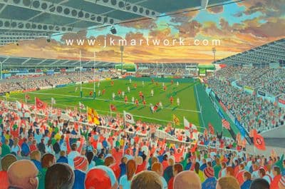 Hand Painted original of RAVENHILL