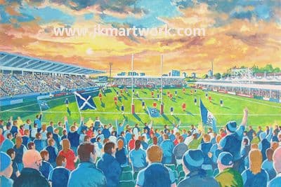 Hand Painted original of scotstoun