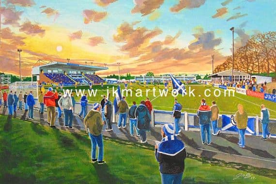 Hand Painted original of STAIR PARK