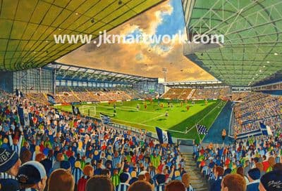 Hand Painted original of THE HAWTHORNS