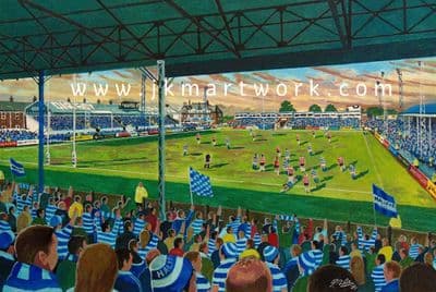 Hand Painted original of thrum hall