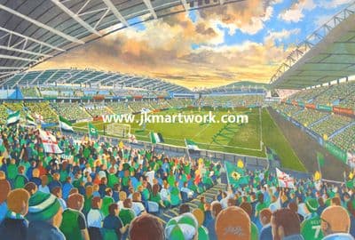 Hand Painted original of windsor park