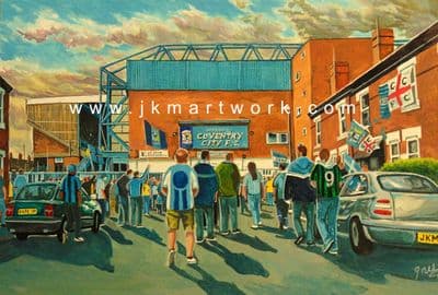 highfield road  going to the match print