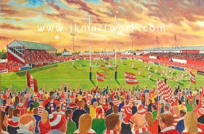 hilton park  a3 size print