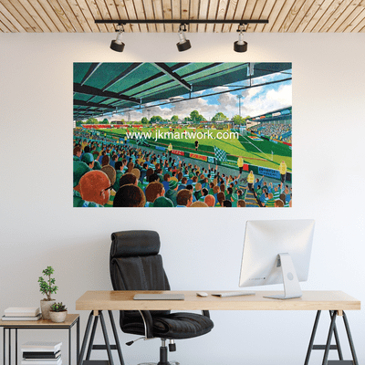 huish park  a1 size wall sticker