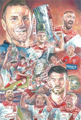 Hull KR 'THE QUAD' a4  size print