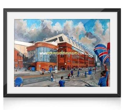 ibrox going to the match prints