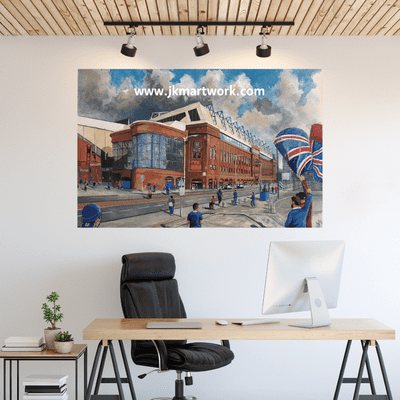 ibrox gtm  a1 size wall sticker