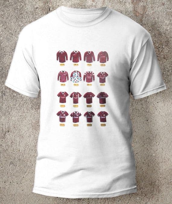 kelty hearts shirts T-shirt