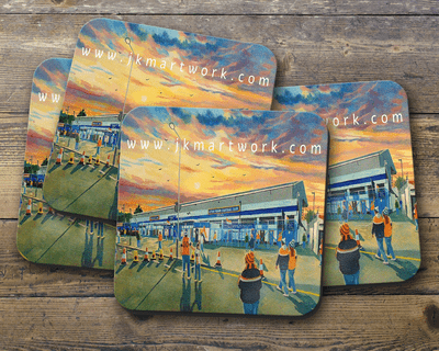 kenilworth road gtm  Coaster set of four