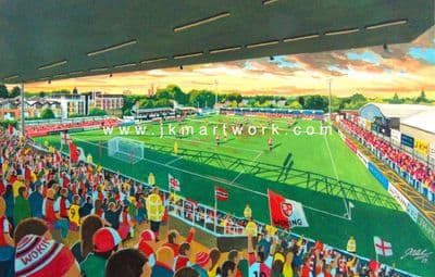 KINGFIELD ON matchday print