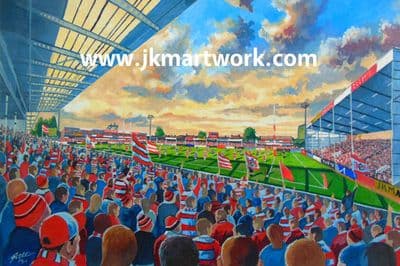kingsholm a3 size print