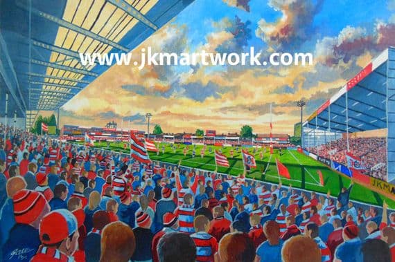 kingsholm a3 size print