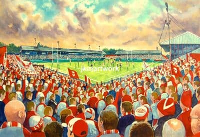 Knowsley road a3 size print