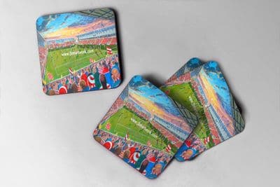 leigh sports village  Coaster set of four