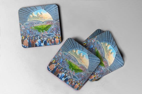 macron Coaster set of four