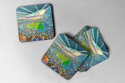 madejski stadium Coaster set of four