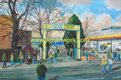 manor ground going to the match print