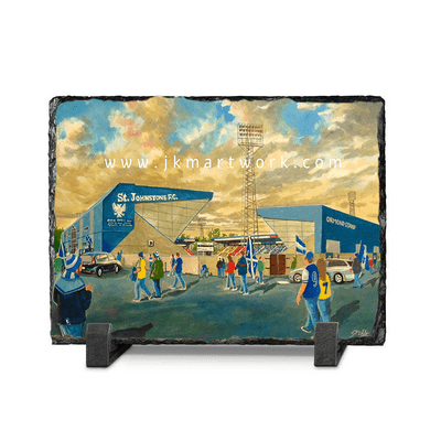 mcdiarmid park going the match slate print