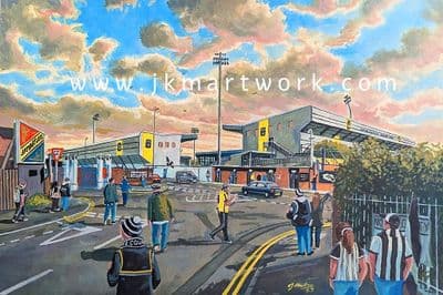 meadow lane going the match  print