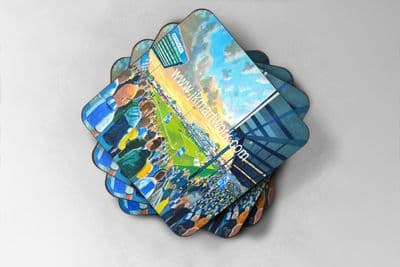 memorial stadium Coaster set of four