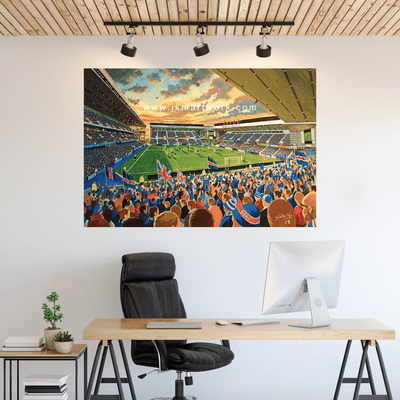 new ibrox  a1 size wall sticker