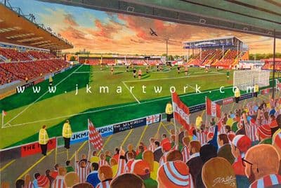 NEW sincil bank Print A3 Size