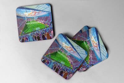 new tynecastle park Coaster set of four