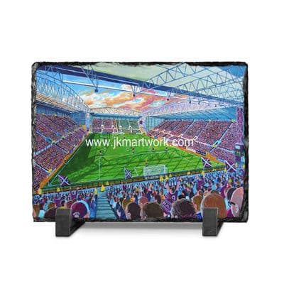 new tynecastle park  slate print