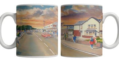 Ninian park going to the match mug