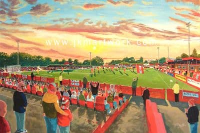 north street on matchday print
