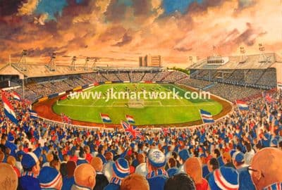 old ibrox print