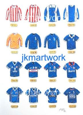 oldham athletic shirts   print