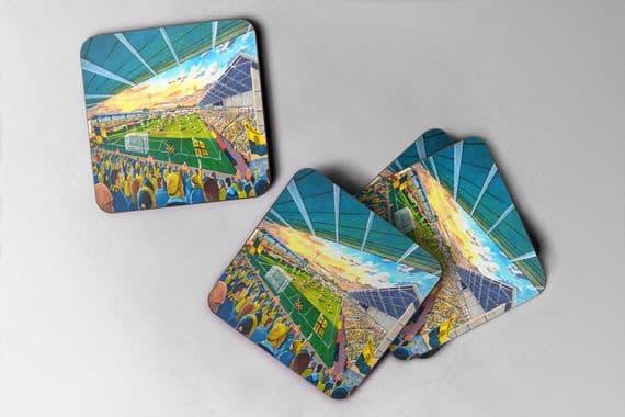 pirelli stadium Coaster set of four