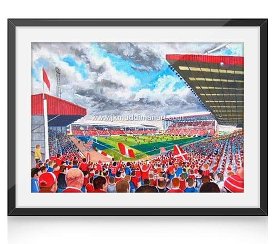 pittodrie on matchday