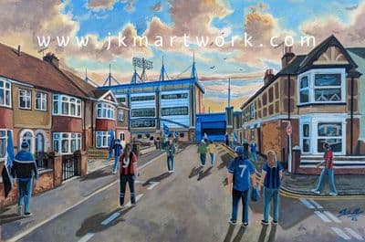 priestfield stadium GTM a3 print