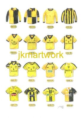 print of burton albion shirts