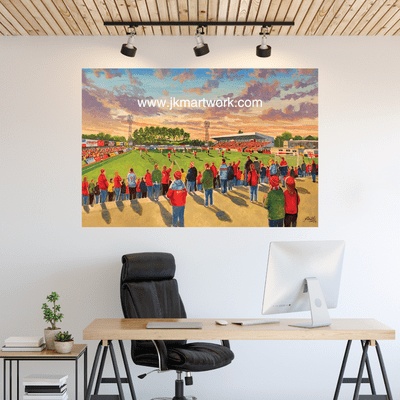 rockingham road  a1 size wall sticker