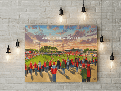 rockingham road  canvas a2 size