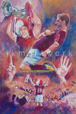 rudi 5 -1 hearts legend print a3 size